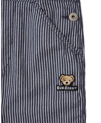 Boys' Striped Denim Dungarees - Little Kid, Big Kid