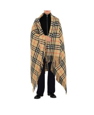  Check Wool Cashmere Blanket