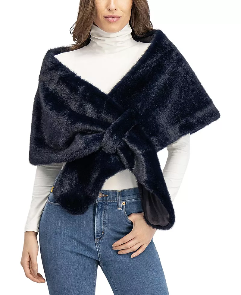 Lyla Grant Faux Fur Mink Stole