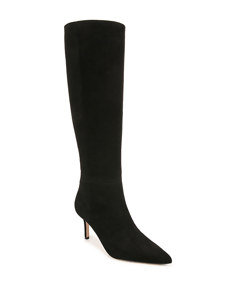 Veronica Beard Women's Lisa Wide Calf Leather Tall Boots