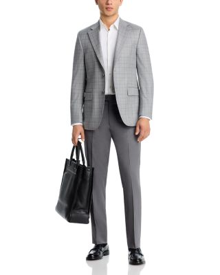 Flynn Plaid Wool Classic Fit Sportcoat