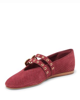 Women's Baylee Grommet Mary Jane Flats