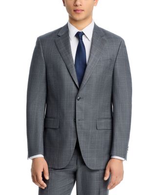 Flynn Shark Tonal Windowpane Classic Fit Suit