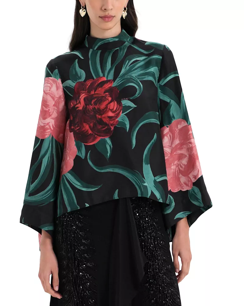 La DoubleJ Make an Exit Silk Top