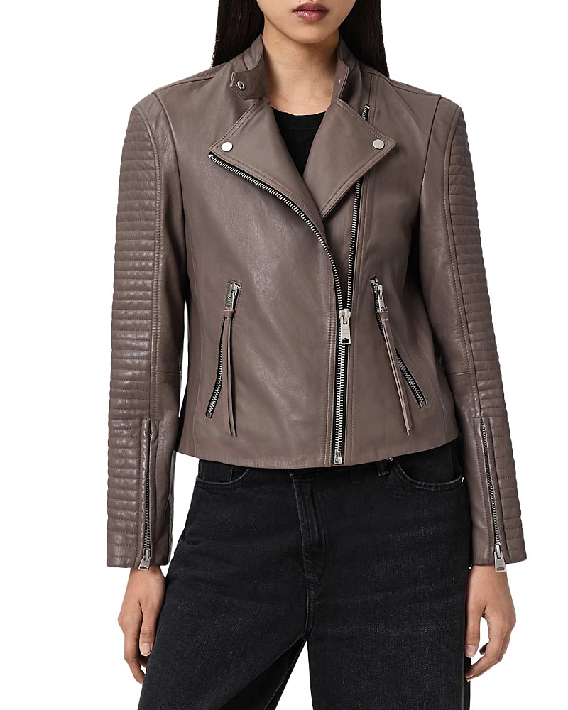 Allsaints Raul Leather Biker Jacket