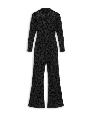 Rylee Flocked Lace Catsuit