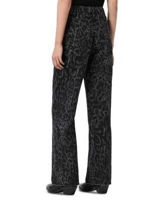 Blake High Rise Straight Jeans in Leppo Black