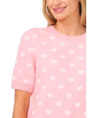 Heart Jacquard Sweater