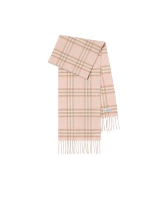 Unisex Check Cashmere Scarf - Big Kid