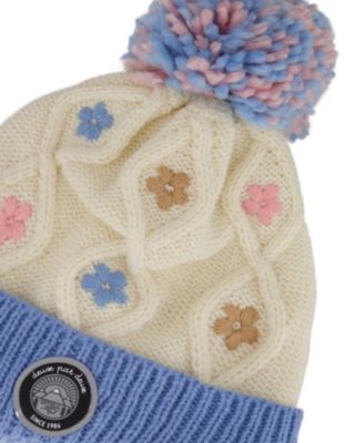 Girls' Lined Knit Hat with Ears - Baby