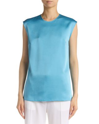 Satin Sleeveless Top