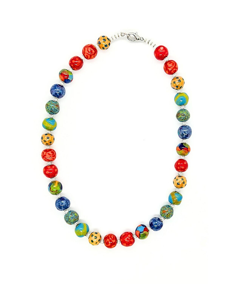 Kazuri Crazy Parrot Necklace