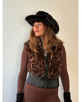 Faux Fur Bomber Vest