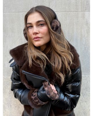 Faux Fur Fingerless Gloves