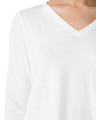 V Neck Long Sleeve Tee