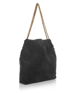Large Slouch Suede Shoulder Bag