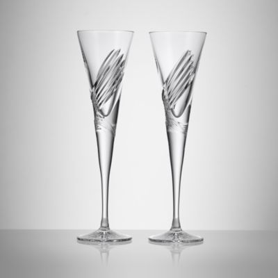 Wishes Beginnings Toasting Flute Pair, Set of 2