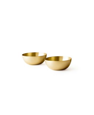 Heirloom Brass Dip Bowl, Set of 2