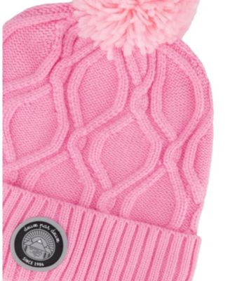 Girls' Lined Knit Pompom Hat - Baby