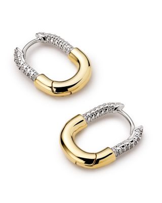 Mini Micropave Gold Brynley Hoops