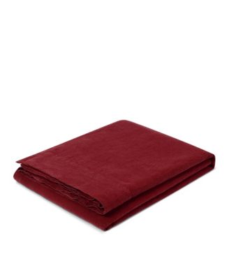 Linen Blend Flat Sheet, Queen