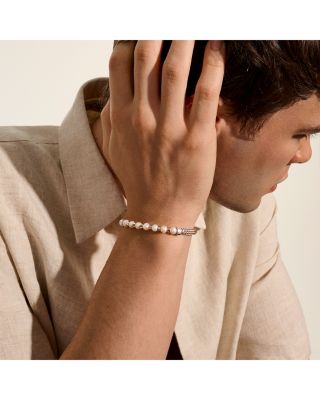 Sterling Silver JH Essentials Cultured Freshwater Pearl Chain Bracelet