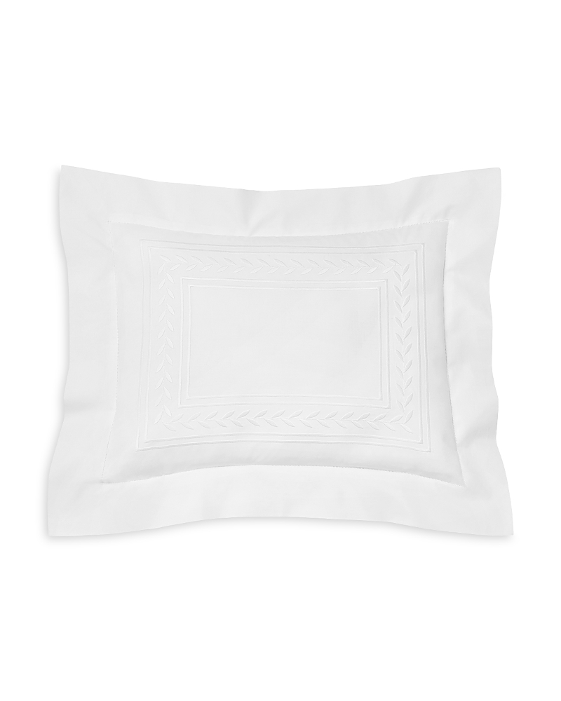 Pratesi Impero Boudoir Sham In White