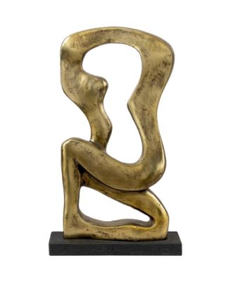 Neblina Decorative Sculpture, Gold