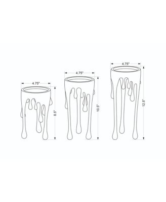 Castellana Candleholder, Set of 3