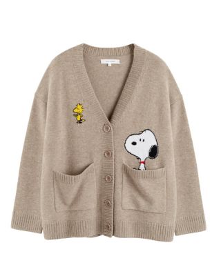 Women's Wool Cashmere Peek Pocket Cardigan