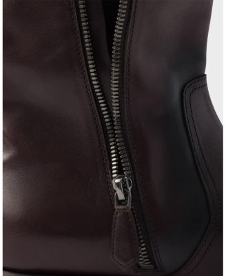  Women's Leather Mid-Calf Boots