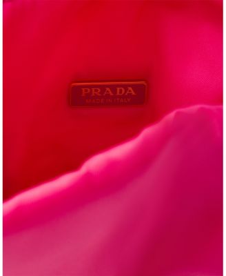 Petit Sac Noir Mini Re-Nylon and Nappa Leather Bucket Bag