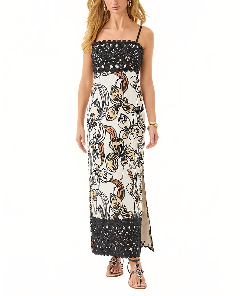 Lilly Pulitzer Vena Stretch Maxi Dress In Multi