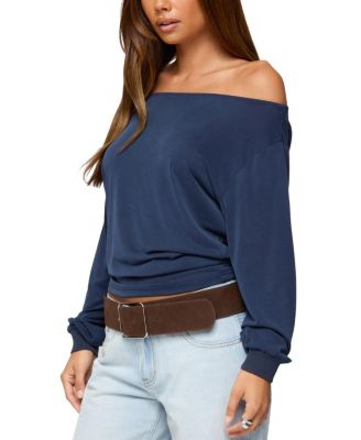 Nannie Off Shoulder Oversized Top