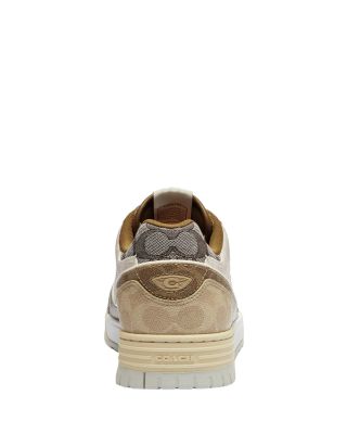 Men's Coach SoHo Sneakers with Mixed Signature