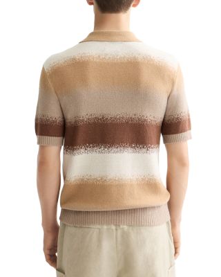Knitted Degrade Polo Shirt