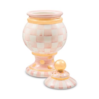 Rosy Check Ceramic Globe Canister