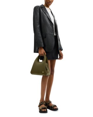 Lana 23 Pebbled Leather Shoulder Bag