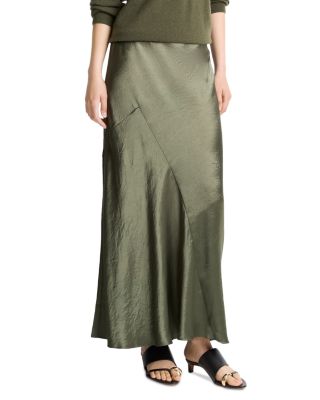 Paneled Bias Cut Skirt