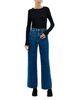 Grace High Rise Wide Leg Jeans in Forbidden Love