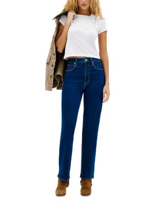 London High Rise Straight Jeans in Western Hero