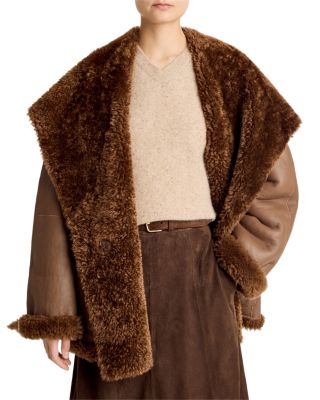 Shearling Hooded Jacket