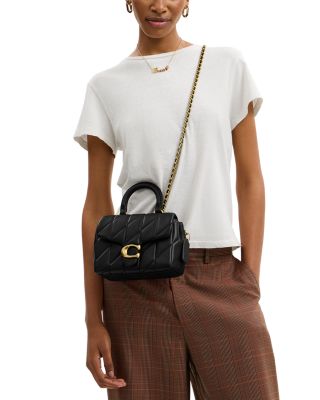 Tabby Mini Quilted Leather Satchel 