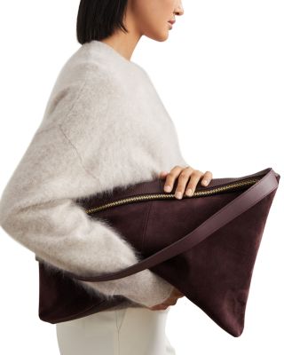 Vigo Suede & Grain Leather Tote