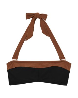 Nala Contrast Trim Bikini Top