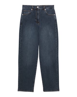 Selin High Rise Straight Jeans in Antique Mid Blue