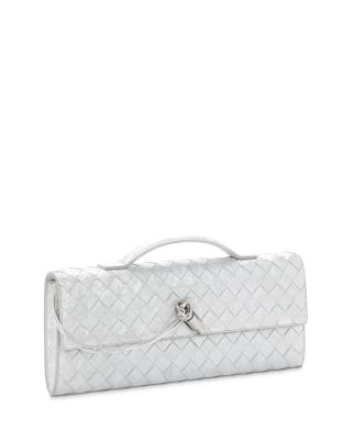 Andiamo Intrecciato Leather Clutch 
