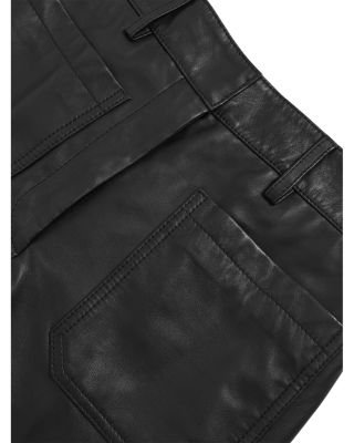 Priya Leather Flare Pants