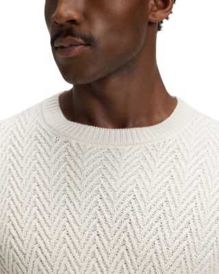 Hitalo Textured Crewneck Sweater