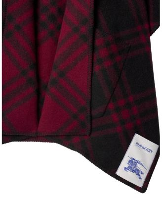  Reversible Check Wool Cape